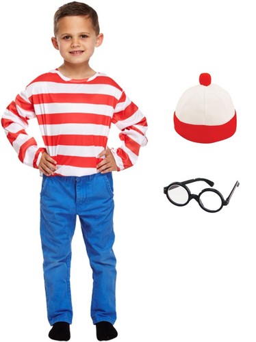 Wally wenda red - white, striped