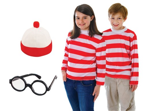 Red white striped top - white,